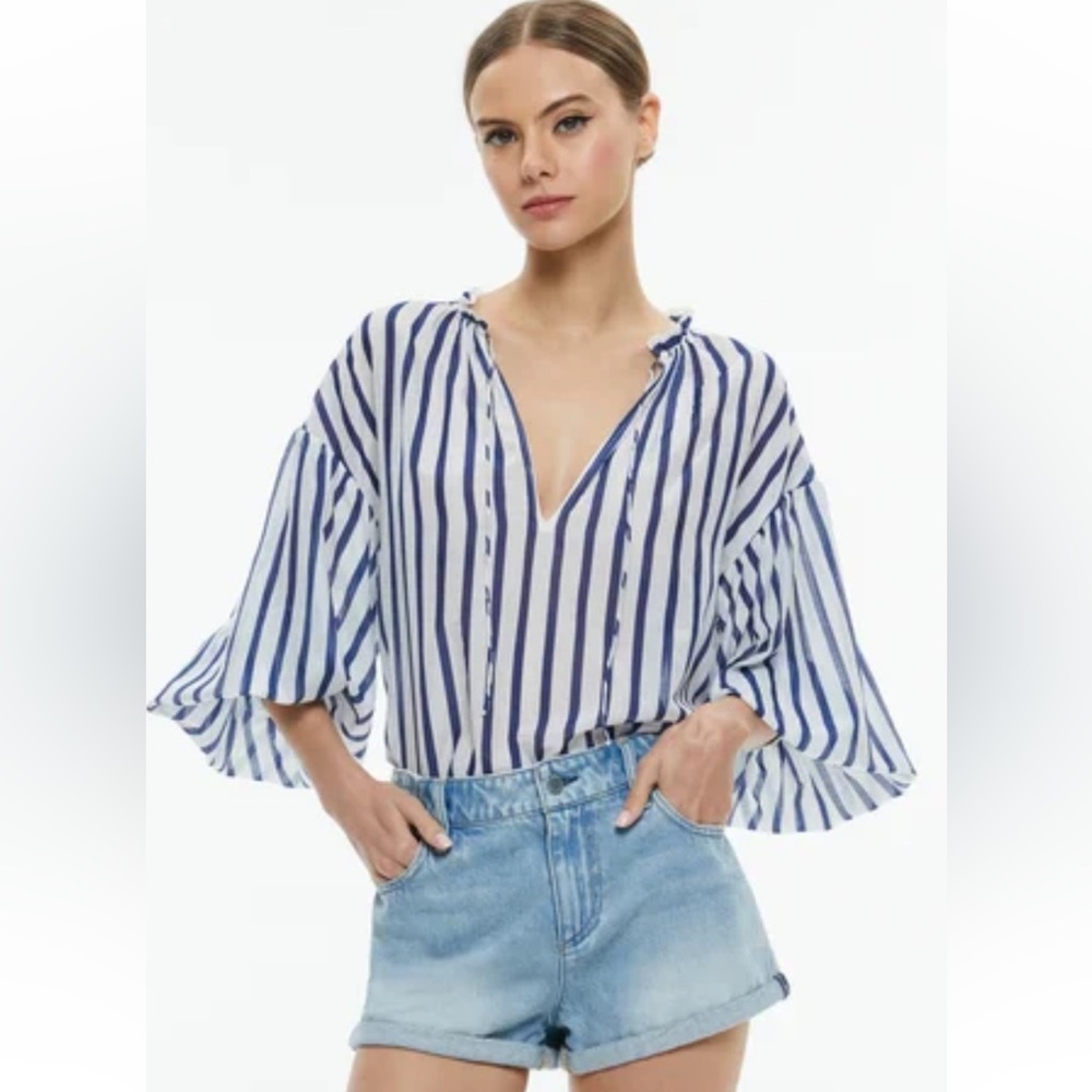 Alice + Olivia Striped Tunic